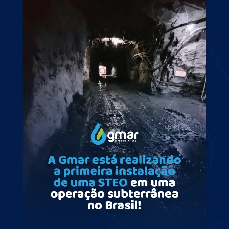 A Gmar está realizando a primeira instalação de uma STEO em uma operação subterrânea no Brasil!