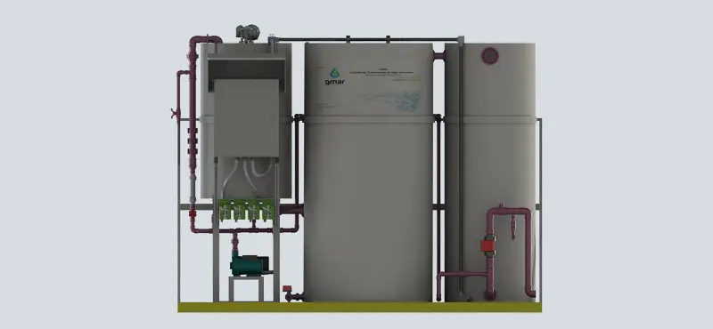 Imagem ilustrativa de Estação de tratamento de água contra efluentes